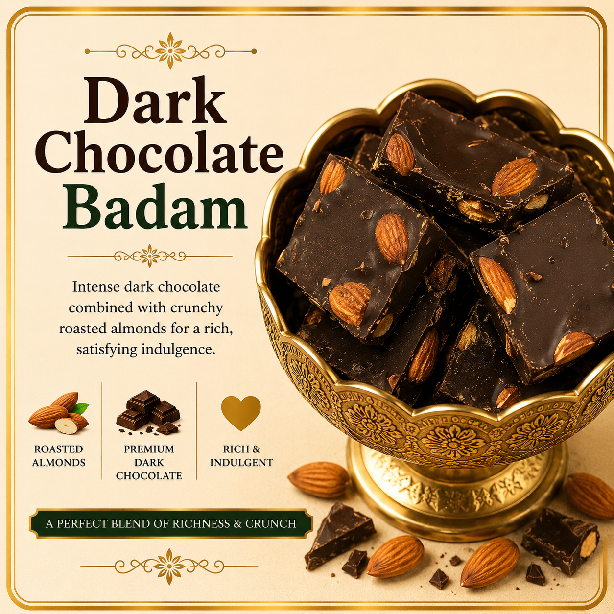 Dark Chocolate Badam